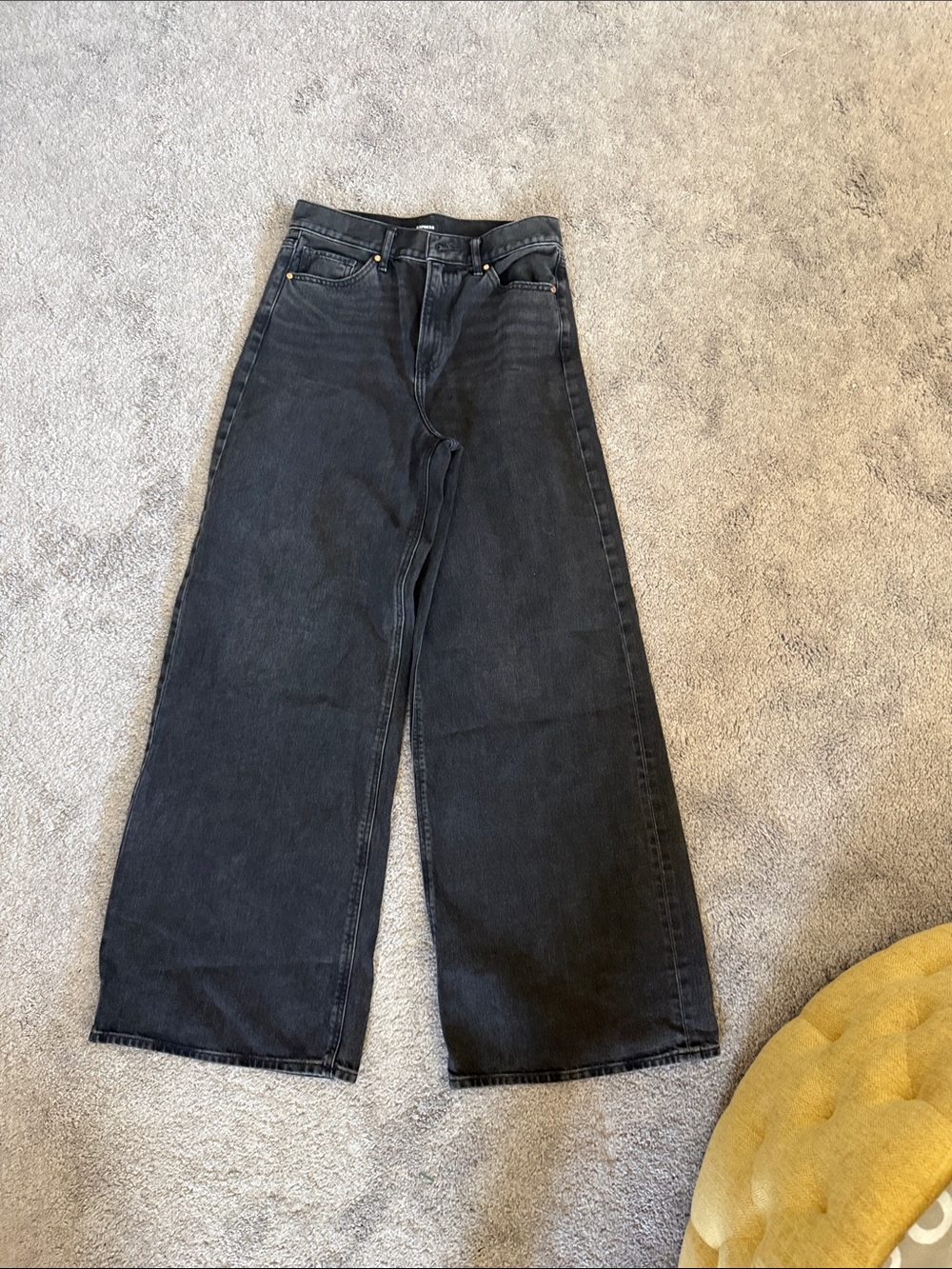 Express Black Wide-Leg Women's Jeans